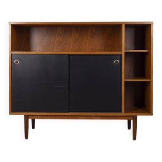 Vintage 1960s highboard sideboard in teak wood by italian design