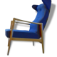 Fauteuil inclinable chaise longue lounge chair années 50 style kofod larsen  Sven Ivar Dysthe