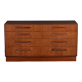 Commode en teck  G-Plan Fresco, 8 tiroirs, 1960s