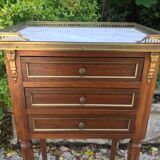 Bedside style Louis XVI marble
