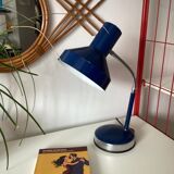 Blue desk lamp