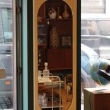 Miroir de pied Space-Age blanc