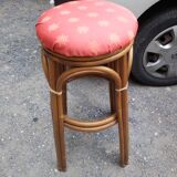 Rattan bar and two stools