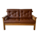 Banquette vintage en chêne massif