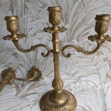 Chandeliers en bronze style Louis XVI