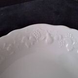 Large deep dish, salad bowl Porcelain Ph. Deshoullières Mod California
