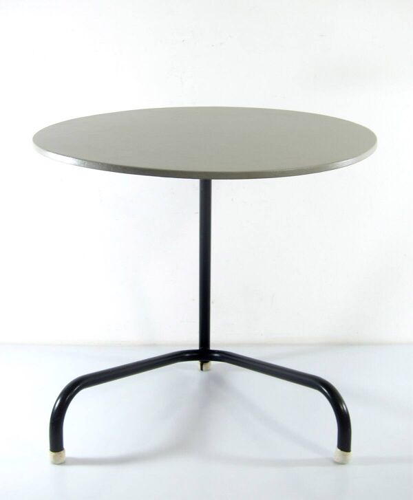 Table d'appoint ronde Pilastro des années 1950, rare.