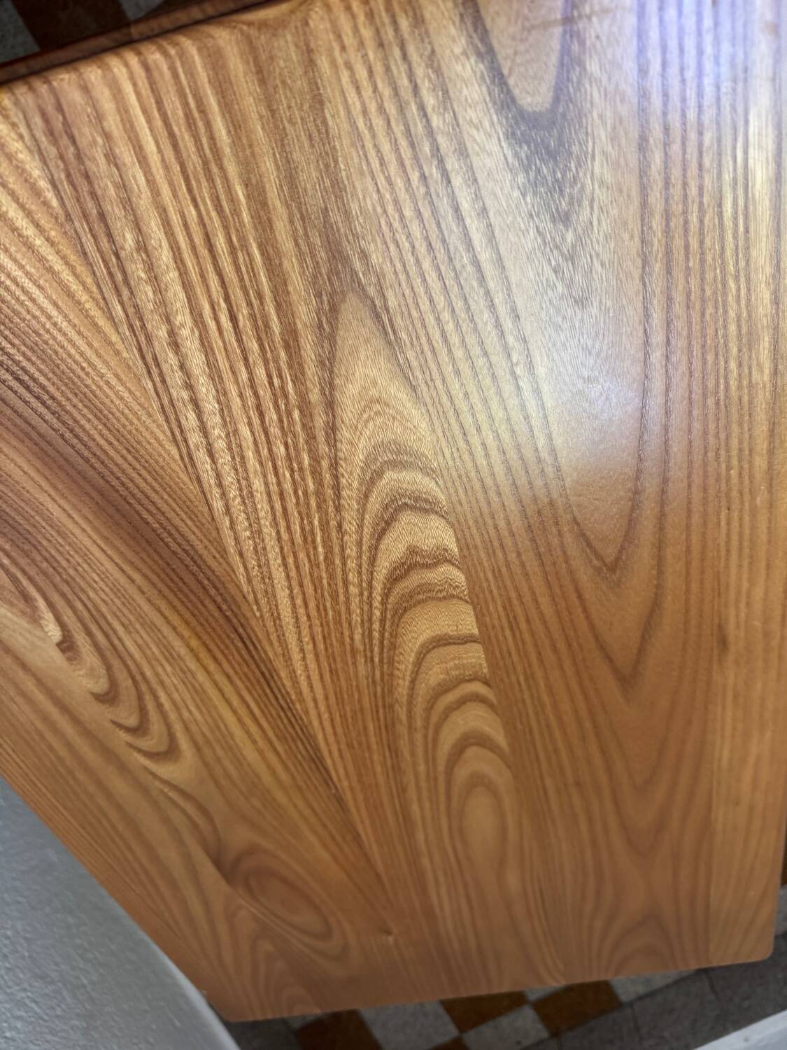 Elm bedside table Maison Regain 80s