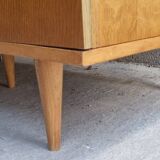 Wooden cabinet, wardrobe, shelves, vintage, 60s