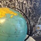 Vintage Taride sheet metal globe 1960s
