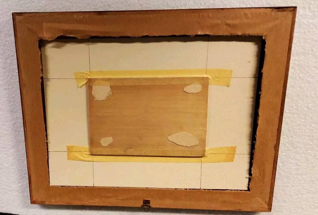 Peinture à l'huile de paysage sur tablette Début des années 1900 Italie