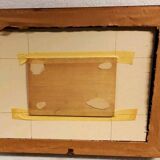 Peinture à l'huile de paysage sur tablette Début des années 1900 Italie