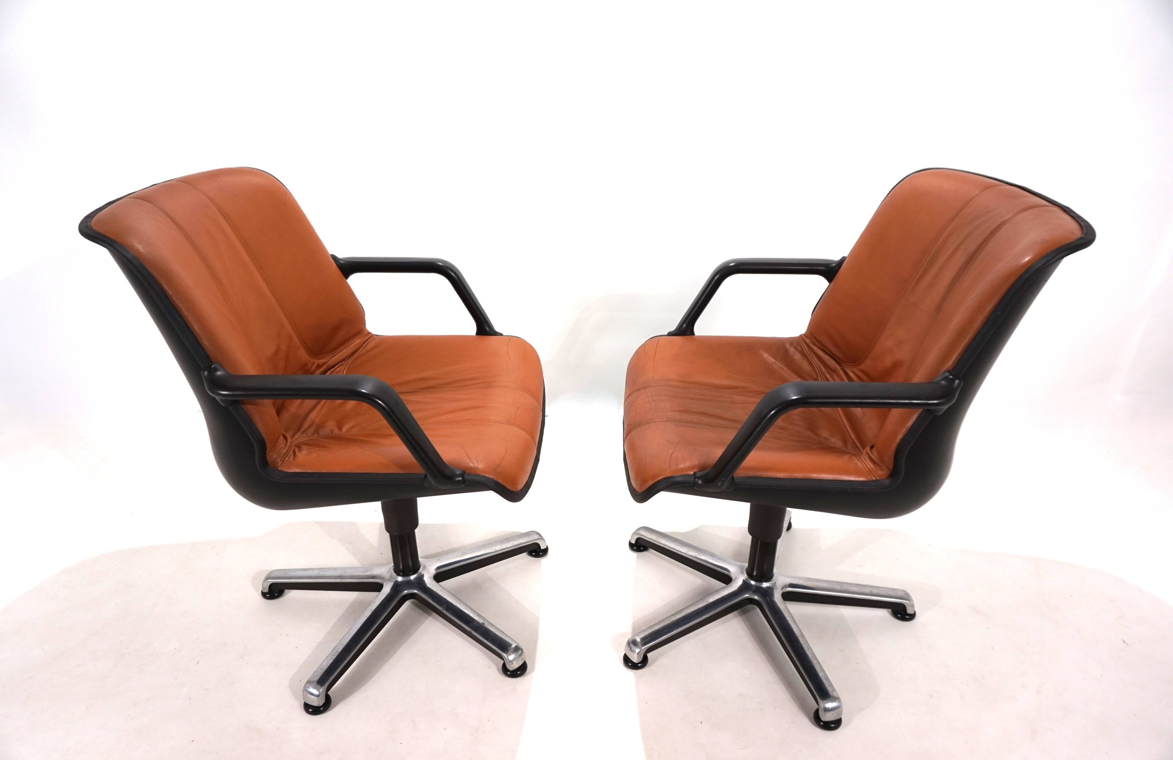 Set of two Fröscher office chairs by Burkhard Vogtherr, 1970