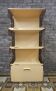 Smoked plexiglass bookshelf 1970