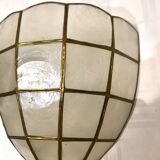 Pair of mother-of-pearl shell sconces