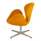 Yellow Model 3320 Swan Chair by Arne Jacobsen for Fritz Hansen
