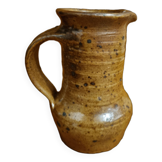 Small pitcher vase in pyrite stoneware