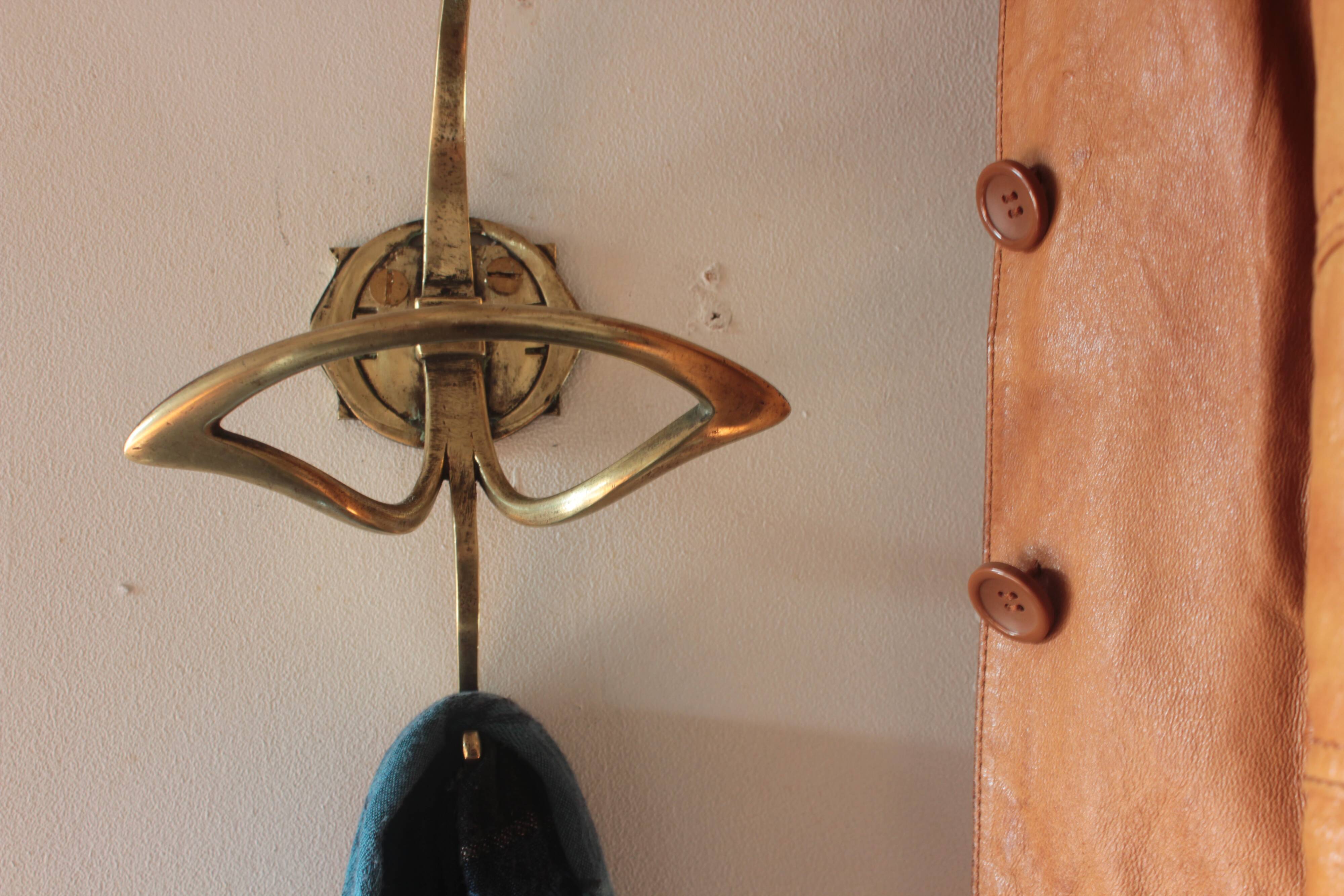 art deco coat rack