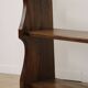 Vintage brutalist solid wood shelf - 1950