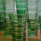 8 glasses Murano Italy 60s
