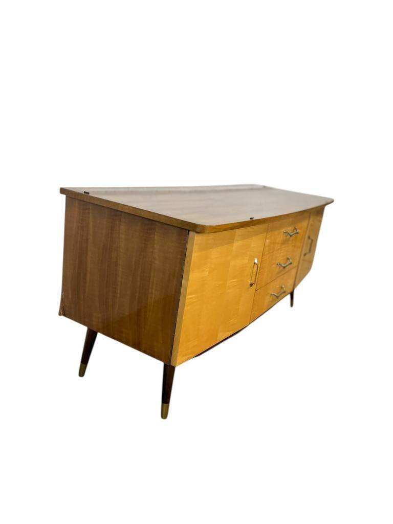 Meuble TV bas vintage en bois / lowboard / buffet bas