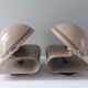 Pair of Guzzini wall sconces - "Bugia" Giuseppe Cormio