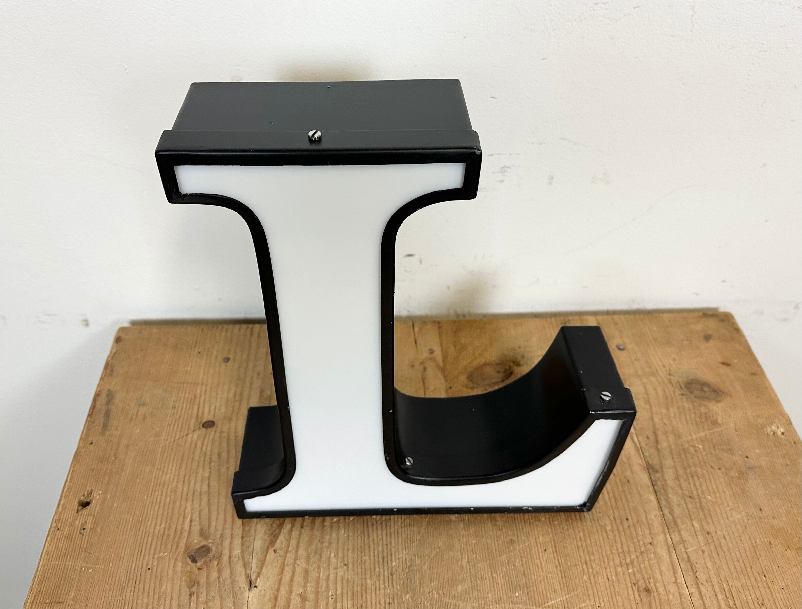 Vintage  Illuminated Letter L , 1970s