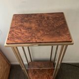 Belgo Chrom shelf 23kt gold plated from the 70s
