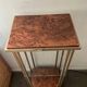 Belgo Chrom shelf 23kt gold plated from the 70s