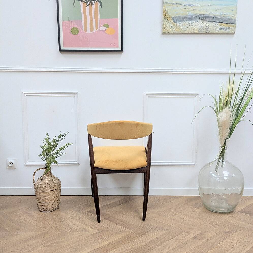 Chaise vintage scandinave du designer kai kristensen