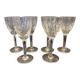 6 crystal wine glasses Saint Louis Chantilly