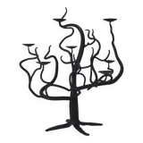 Brutalist Sculptural Chandelier Tree of Life Hand-Forged, 1970s