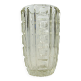 Old glass vase, Czechoslovakia