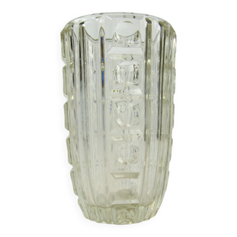 Old glass vase, Czechoslovakia