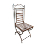 Ancient wrought iron chair