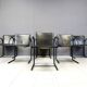 Vintage cirkel chairs by Metaform, 1980s, set of 6
