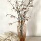 Tall pink art deco vase