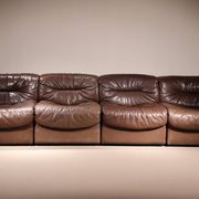 Modular Leather Sofa ‚DS-14‘ by De Sede | Switzerland 1970s