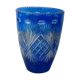 Cobalt-blue crystal vase
