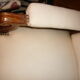 Armchair and its footrest