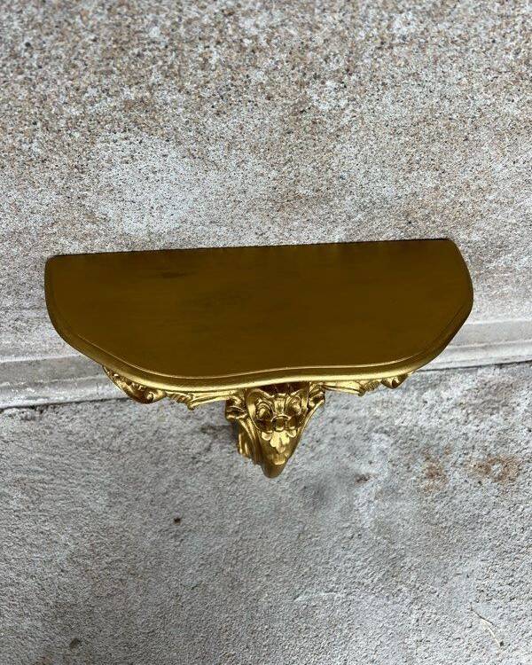 Fully restored vintage wall shelf