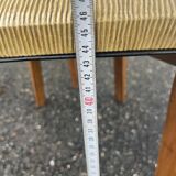 Set of 4 vintage chairs from the 50s and 60s in Scandinavian style.