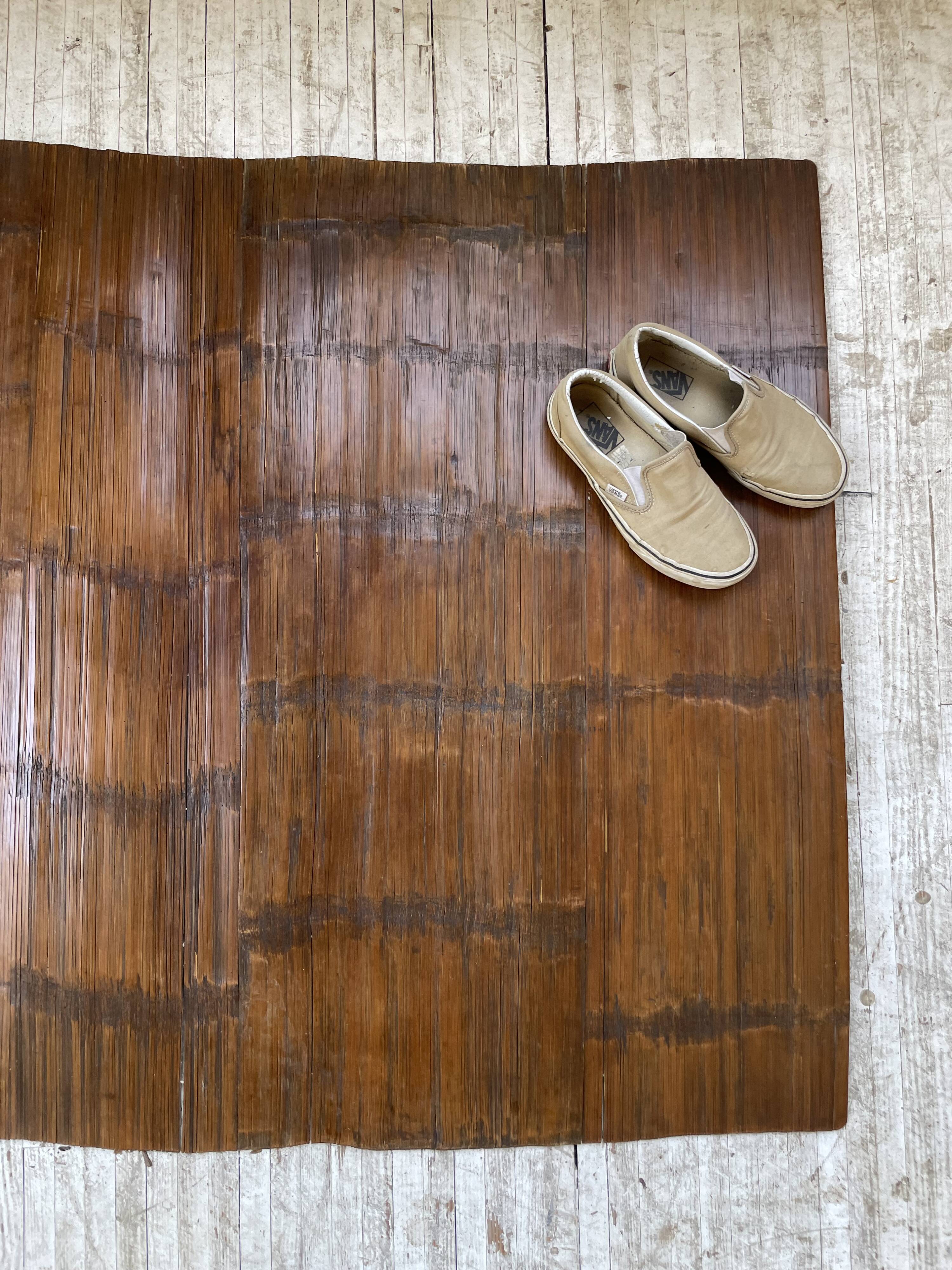 Tapis en bois tribu Akha Birmanie