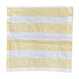 Serviette bayadère jaune