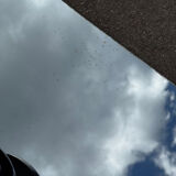 Wall-mounted coat rack mirror from the 1960s.