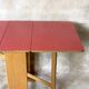 Vintage 1980s red formica folding table