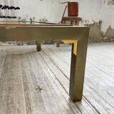 Table basse en laiton années 60
