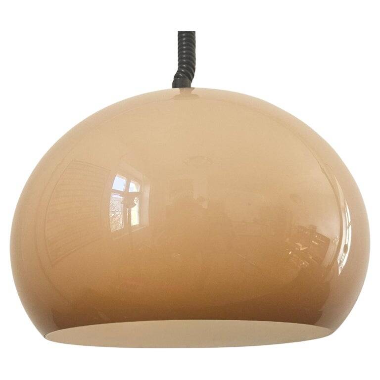 Rare Midcentury Pendant Meblo, Space Age, Harvey Guzzini, Italy, 1970s