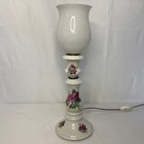 Old porcelain lamp foot of Paris tulip glass