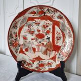 Antique Kutani porcelain plate (Meiji period, 19th century)